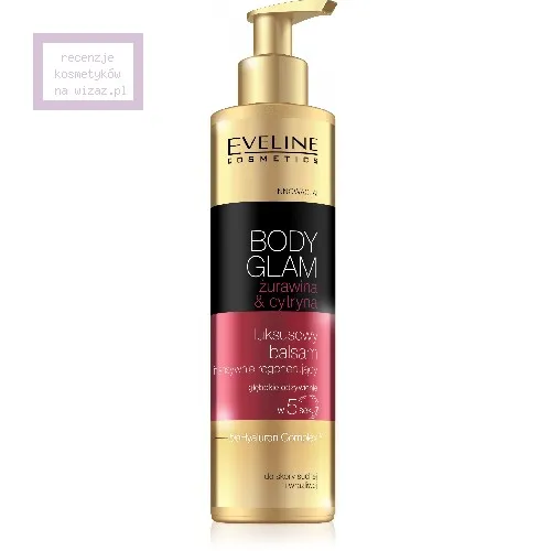 Eveline Cosmetics Body Glam, Balsam do ciała intensywnie regenerujący `Żurawina i cytryna`
