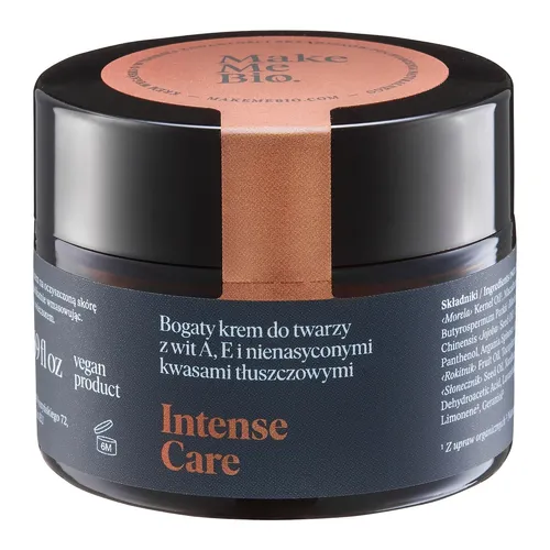 Make Me Bio Intense Care, Bogaty krem do twarzy z wit A, E i nienasyconymi kwasami tłuszczowymi