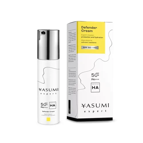 Yasumi Defender Cream SPF 50 + HA (Krem ochronny z filtrem SPF 50)