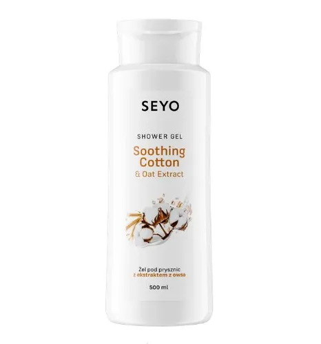 Seyo Soothing Cotton & Oat Extract, Żel pod prysznic