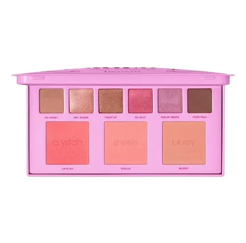 BeneFit Treat Yourself, Gorgerous! Eyeshadow & Blush Palette (Paleta do makijażu twarzy)
