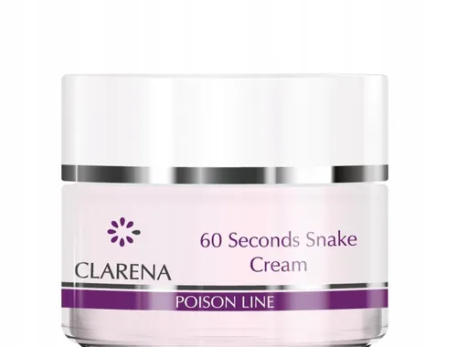 Clarena Poison Line, 60 Seconds Snake Cream (Przeciwzmarszczkowy krem z jadem węża)