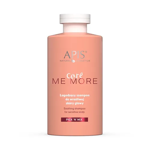 Apis Pick'N'Mix, Care Me More, Łagodzący szampon do wrażliwej skóry głowy