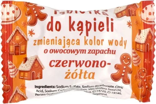 Manufaktura Piękna Świąteczne tabletki do kąpieli zmieniające kolor wody o zapachu owocowym (różne rodzaje) - 1