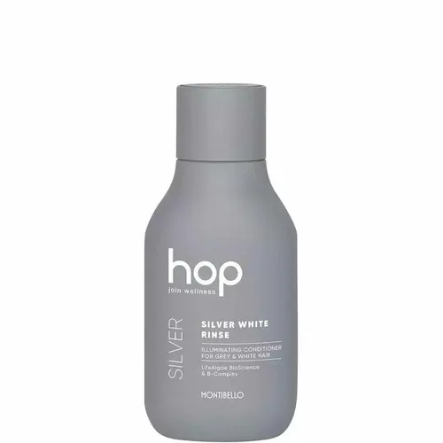 Montibello Hop, Silver White Rinse (Rozświetlająca płukanka do włosów platynowych lub siwych)