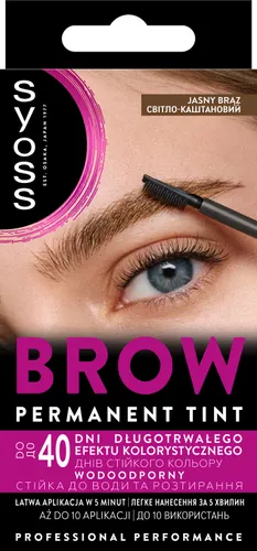 Syoss Brow Tint, Trwała koloryzacja brwi - 1