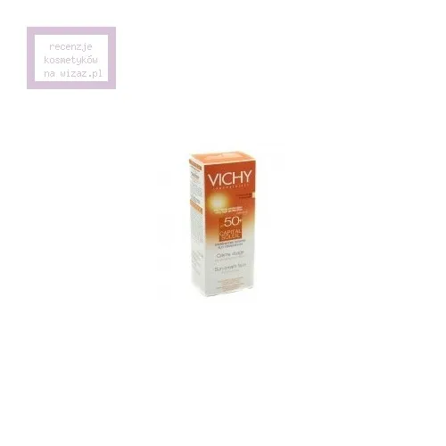 Vichy Capital Soleil, Ochronny krem koloryzujący do twarzy przeciw przebarwieniom SPF 50+ do skóry bardzo wrażliwej