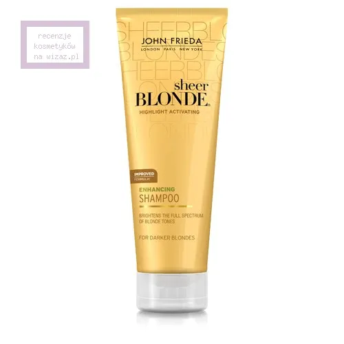 John Frieda Sheer Blonde, Highlight Activating Enhancing Schampoo Honey to Caramel (Szampon rozświetlający włosy blond)