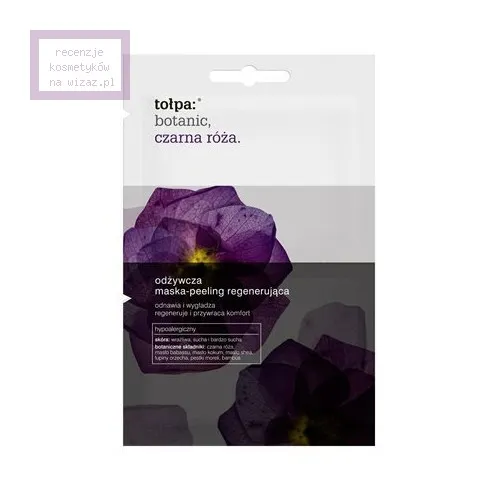 Tołpa Botanic, Czarna Róża, Odżywczka maska - peeling regenerująca