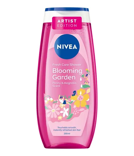 Nivea Blooming Garden, Peony & Magnolia, Fresh Care Shower (Odświeżający żel pod prysznic)