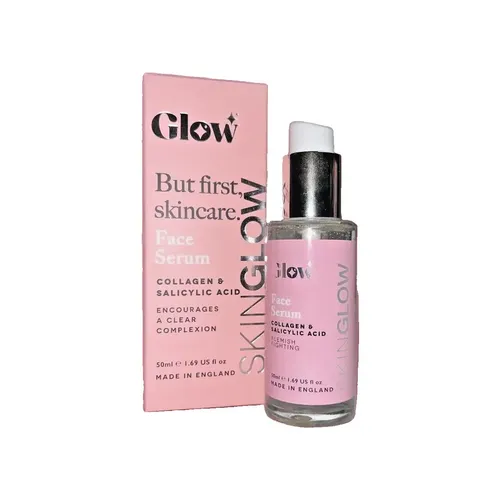 Glow Skin Glow, Collagen & Salicylic Acid, Face Serum (Rozświetlające serum do twarzy z kolagenem i kwasem salicylowym)