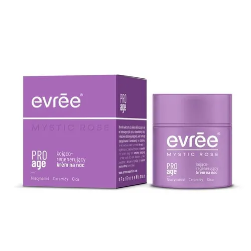 Evree Pro Age, Mystic Rose, Kojąco-regenerujący krem na noc