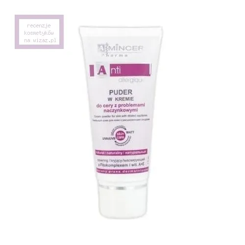 Mincer Pharma Anti Alergique, Puder w kremie do cery z problemami naczynkowymi