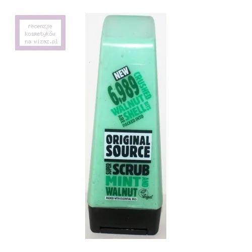 Original Source Mint and Walnut Super Scrub (Peelingujący żel pod prysznic)