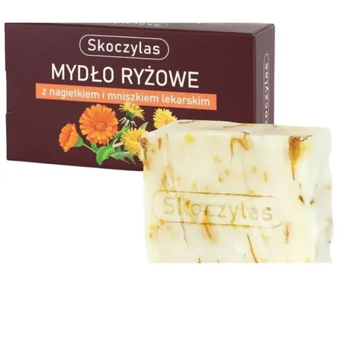 Skoczylas Mydło ryżowe z nagietkiem i mniszkiem lekarskim