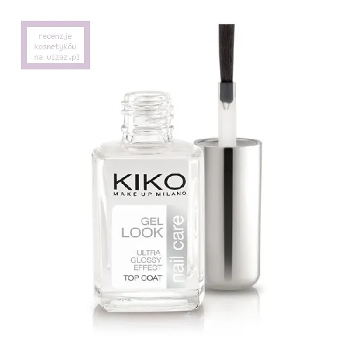 Kiko Milano Nail Care, Gel Look Top Coat (Top dający efekt żelowych paznokci)