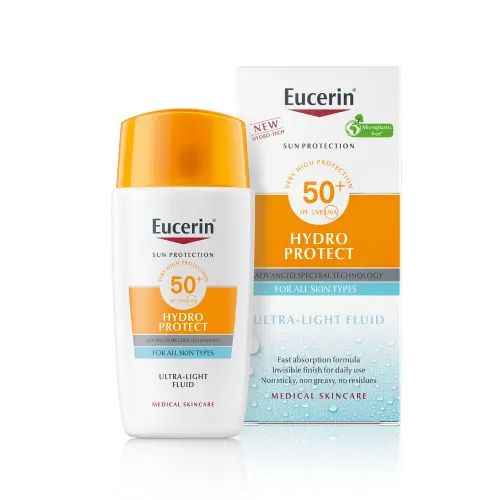Eucerin Sun Protection Hydro Protect SPF 50+ (Ultralekki fluid nawilżający) - 2