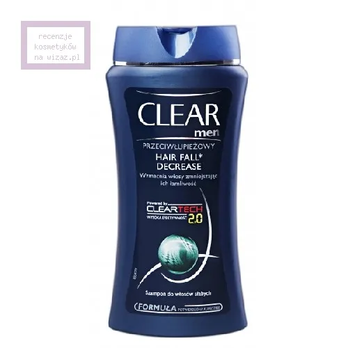 Clear Men, Hair Fall Decrease Shampoo (Szampon przeciwłupieżowy do włosów słabych)