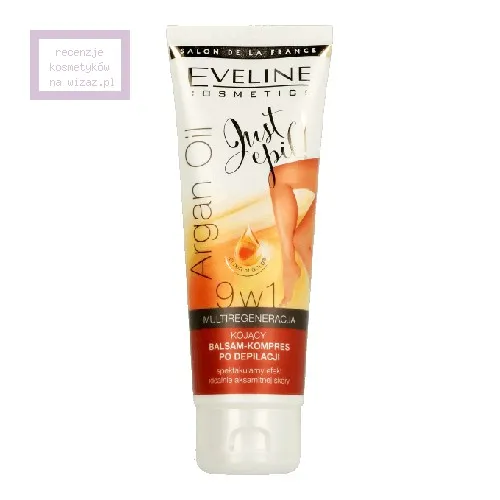 Eveline Cosmetics Just Epil Argan Oil, Kojący balsam - kompres po depilacji 9 w 1