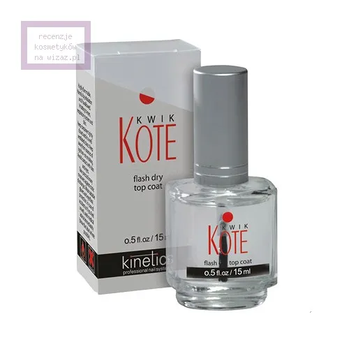 Kinetics Kwik Kote, Flash Dry Top Coat (Błyskawicznie schnący top do paznokci)