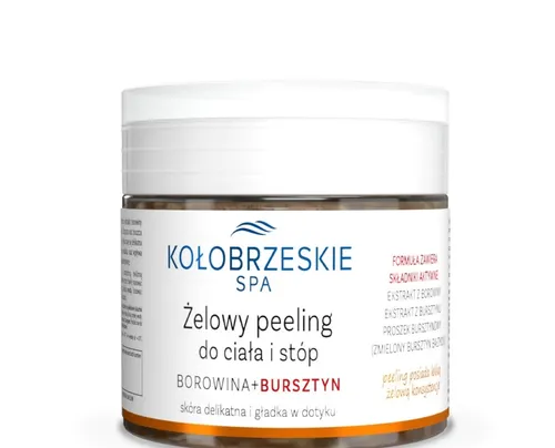Kołobrzeskie SPA Borowina + Bursztyn, Żelowy peeling do ciała i stóp