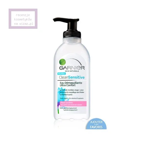 Garnier Skóra Wrażliwa, Eau Demaquillante Ultra Confort (Oczyszczająca woda do demakijażu)