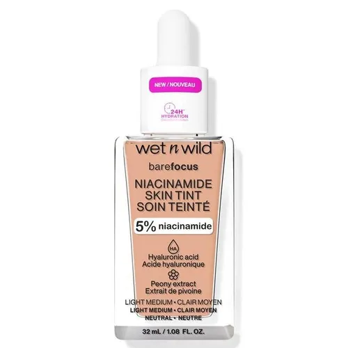 Wet n Wild Bare Focus, Niacinamide Skin Tint (Lekki krem tonujący z niacymidem)