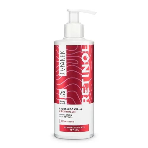 Vianek Hero, Retinol, Balsam do ciała z retinolem