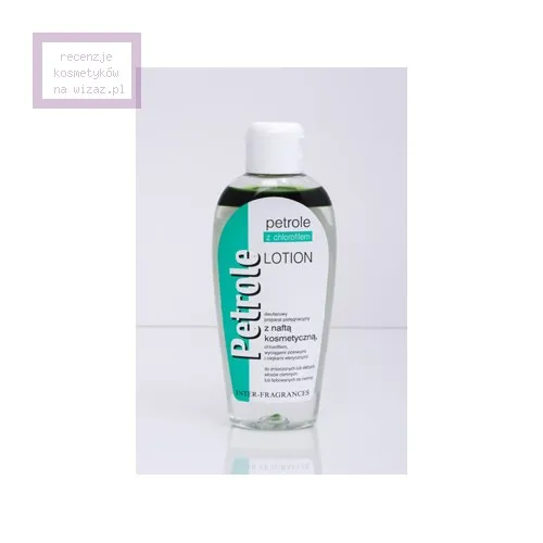 Inter Fragrances Petrole z chlorofilem, Lotion do włosów ciemnych, normalnych i zniszczonych (stara wersja)
