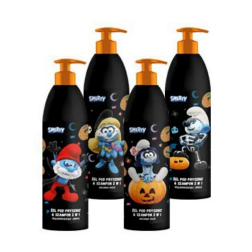 Celther Celther x Smerfy, Halloween, Żel pod prysznic i szampon 2w1