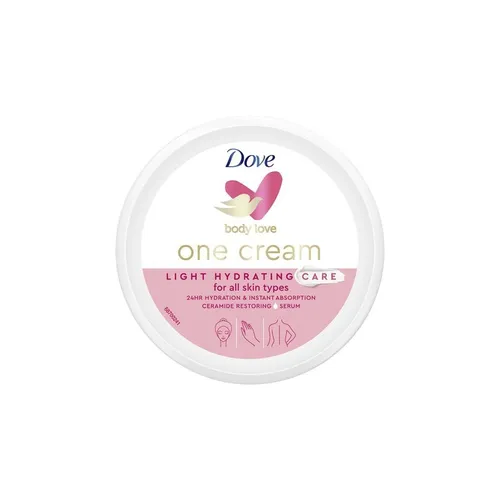 Dove Body Love, Light Hydrating Care, One Cream For Face, Hand & Body (Nawilżający krem do twarzy, rąk i ciała)