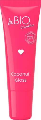 beBIO Glazed Lips, Coconut Gloss, Naturalny żelowy olejek do ust - 2