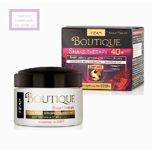 Hean Boutique Snake Therapy 40+, Krem z peptydem jadu żmii na dzień