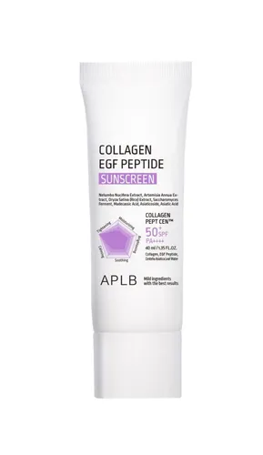 APLB Collagen EGF Peptide Sunscreen SPF50+ PA++++ (Nawilżający krem do twarzy SPF50+PA++++)