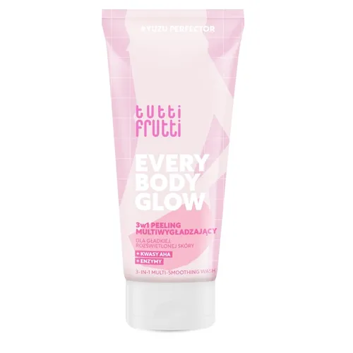 Tutti Frutti Every Body Glow, 3w1 Peeling multiwygładzający