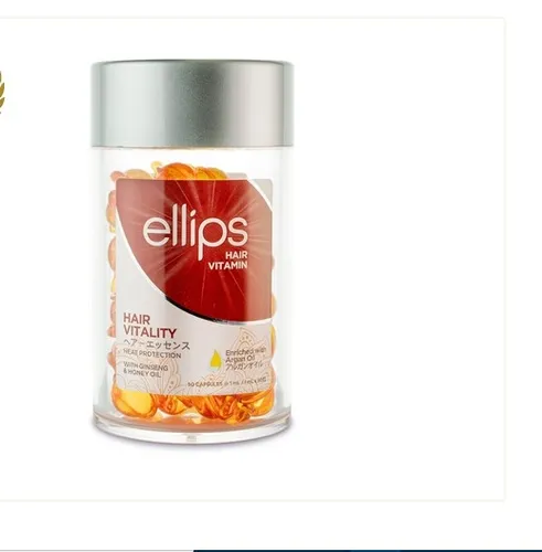 Ellips Hair Vitality, Heat Protection, Hair Vitamin (Witaminowe serum na włosy z olejem arganowym)