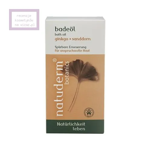 Natuderm Botanics Badeöl Ginkgo & Sanddorn (Olejek do kapieli `Ginkgo biloba i rokitnik`)