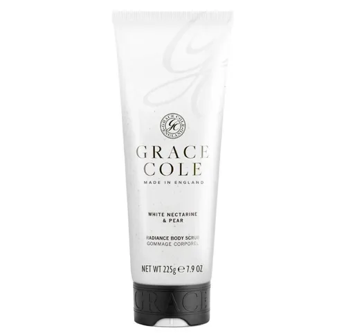 Grace Cole White Nectarine & Pear, Radiance Body Scrub (Nektarynka i Gruszka, Rozświetlający peeling do ciała)