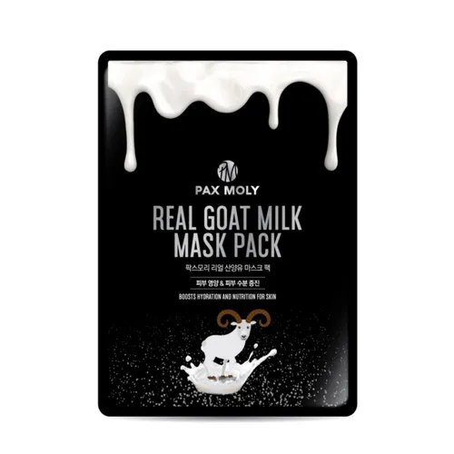 Pax Moly Real Goat Milk, Mask Pack (Odżywcza maska w płachcie z kozim mlekiem)
