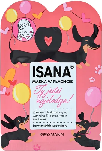 Isana Ty Jesteś Najsłodsza, Maska do twarzy w płachcie