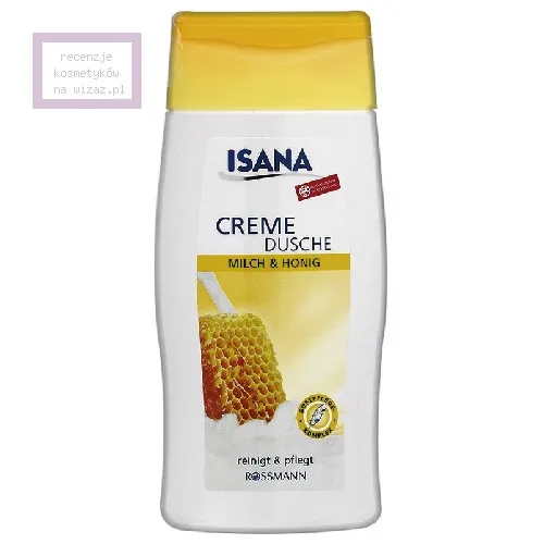 Isana Creme Dusche Milch & Honig (Kremowy żel pod prysznic 'Mleko i miód') - 3
