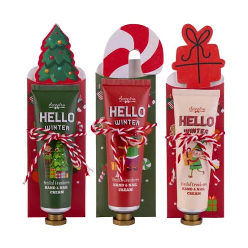 Accentra Hello Winter, Hand & Nail Cream (Krem do rąk i paznokci z pilniczkiem (różne rodzaje))