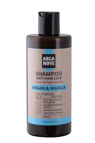 Arganove Shampoo Anti Hair Loss Argan & Nigella (Szampon przeciw wypadaniu włosów z olejem arganowym i olejem z czarnuszki) - 1