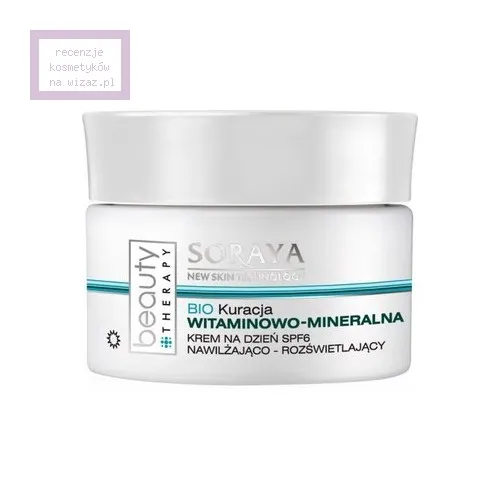Soraya Beauty Therapy, Kuracja Witaminowo - Mineralna, Nawilżająco - rozświetlający krem na dzień SPF 6