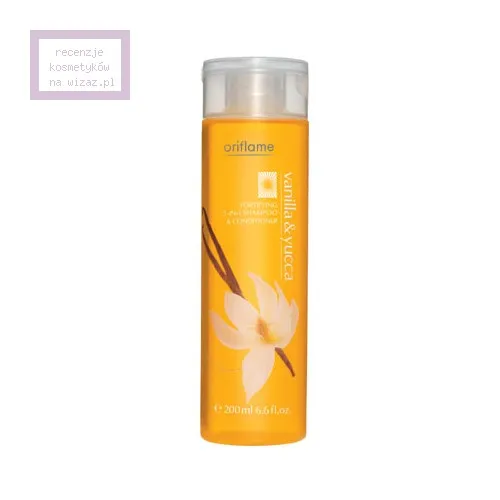 Oriflame Nature Hair Care, Vanilla & Yucca, Fortifying 2 in 1 Shampoo & Conditioner  (Wzmacniający szampon z odżywką 2 w 1 z ekstraktem z juki i wani