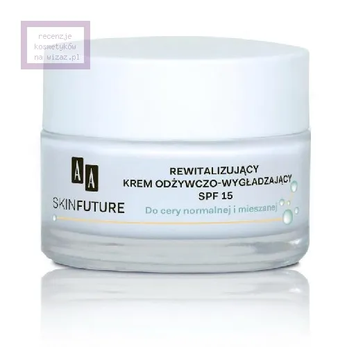 AA Skin Future, Przeciwstarzeniowy krem dotleniający skórę SPF 15 do cery normalnej i mieszanej