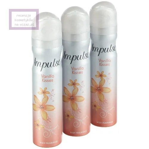 Unilever Impulse Vanilla Kisses (Dezodorant o zapachu wanilli w sprayu)