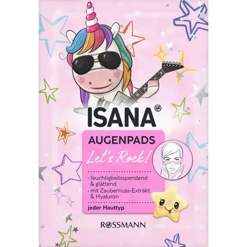 Isana Let's Rock, Hydrogel Eye pads (Hydrożelowe płatki pod oczy)