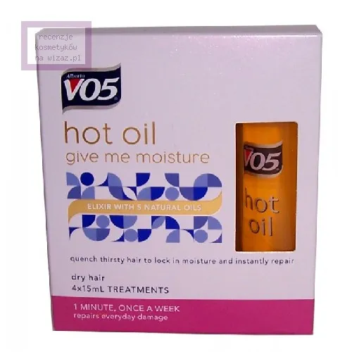 Alberto Culver VO5 Hot Oil Elixir with 5 Natural Oils Eliksir do w osow z olejkami opinie i ceny KWC by Wiza