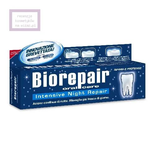 BioRepair Night, Intensywna pasta pielęgnująca zęby w nocy